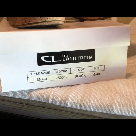 Black wedge heels - Picture 3 of 7